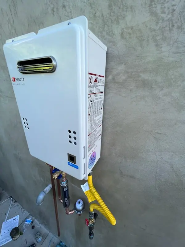 Tankless water heater installation for Sideburn homes